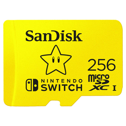 SanDisk 256GB microSD Card, Licensed for Nintendo-Switch - Made for Nintendo-Switch 1, OLED, and Lite - SDSQXAO-256G-GNCZN