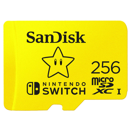 SanDisk 256GB microSD Card, Licensed for Nintendo-Switch - Made for Nintendo-Switch 1, OLED, and Lite - SDSQXAO-256G-GNCZN