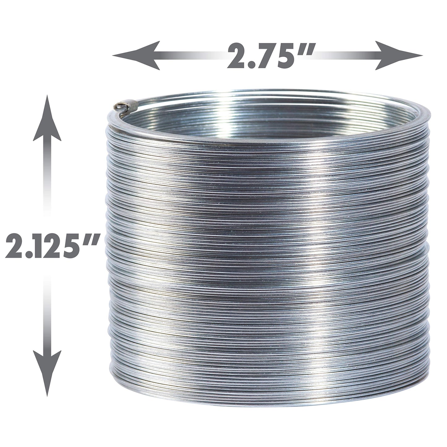 The Original Slinky Walking Spring Toy, 2.75-inch Diameter Metal Slinky, Fidget Toys