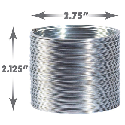 The Original Slinky Walking Spring Toy, 2.75-inch Diameter Metal Slinky, Fidget Toys