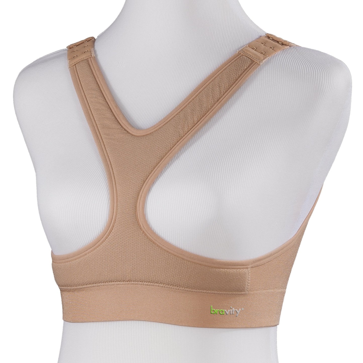 Bravity Women Anti-Wrinkle Cleavage Sleep Bra/Seamless & Adjustable Beige Size Small