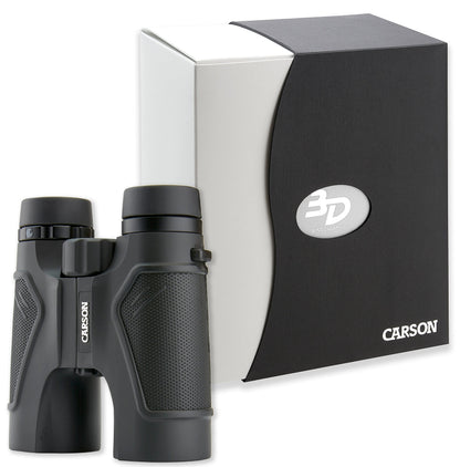 Carson 3D Series 8x42mm High Definition Compact and Waterproof Binoculars with ED Glass, Black (TD-842ED)