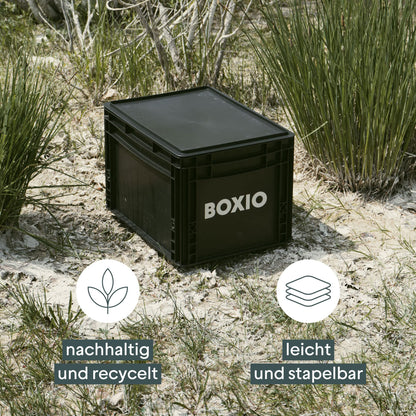 BOXIO TOILET: Portable solution for car trips, boats, hunting or outdoor adventures. Europe's good-selling composting toilet. Compact size: 15.75" x 11.8" x 11"
