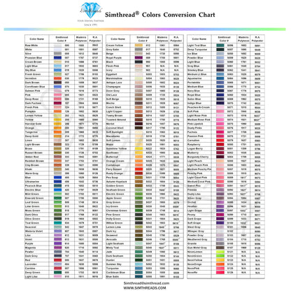 Simthread 5500Yds Embroidery Thread, 5000M High-Yardage 40WT 100% Polyester Thread – 170+ Vivid Colors, High-Speed Rated – Compatible with Brother, Singer, Janome & More - Tangerine 209