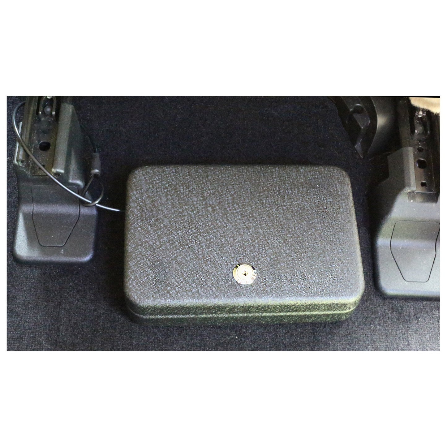 FSDC (Firearm Safety Devices) - FSDC-MLC5200 Keyed Steel Lockable Gun Case & Security Box – Heavy-Duty Powder Coated Steel – TSA Approved – Compact for Easy Storage