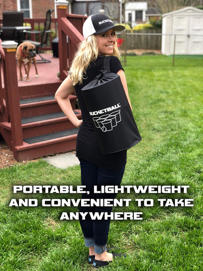 BucketBall | USA Edition Combo Pack | Best Beach, Pool, Yard, Camping, Tailgate, BBQ, Lawn, Water, Indoor, Outdoor Game Toy for Adults, Boys, Girls, Teens, Family