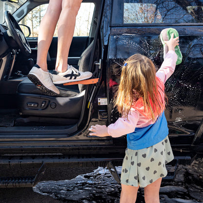 Rightline Gear Moki Ascent Folding Vehicle Door Step for Car Roof Access As Seen On Shark Tank, 8.75 by 3 by 5.25 Inch