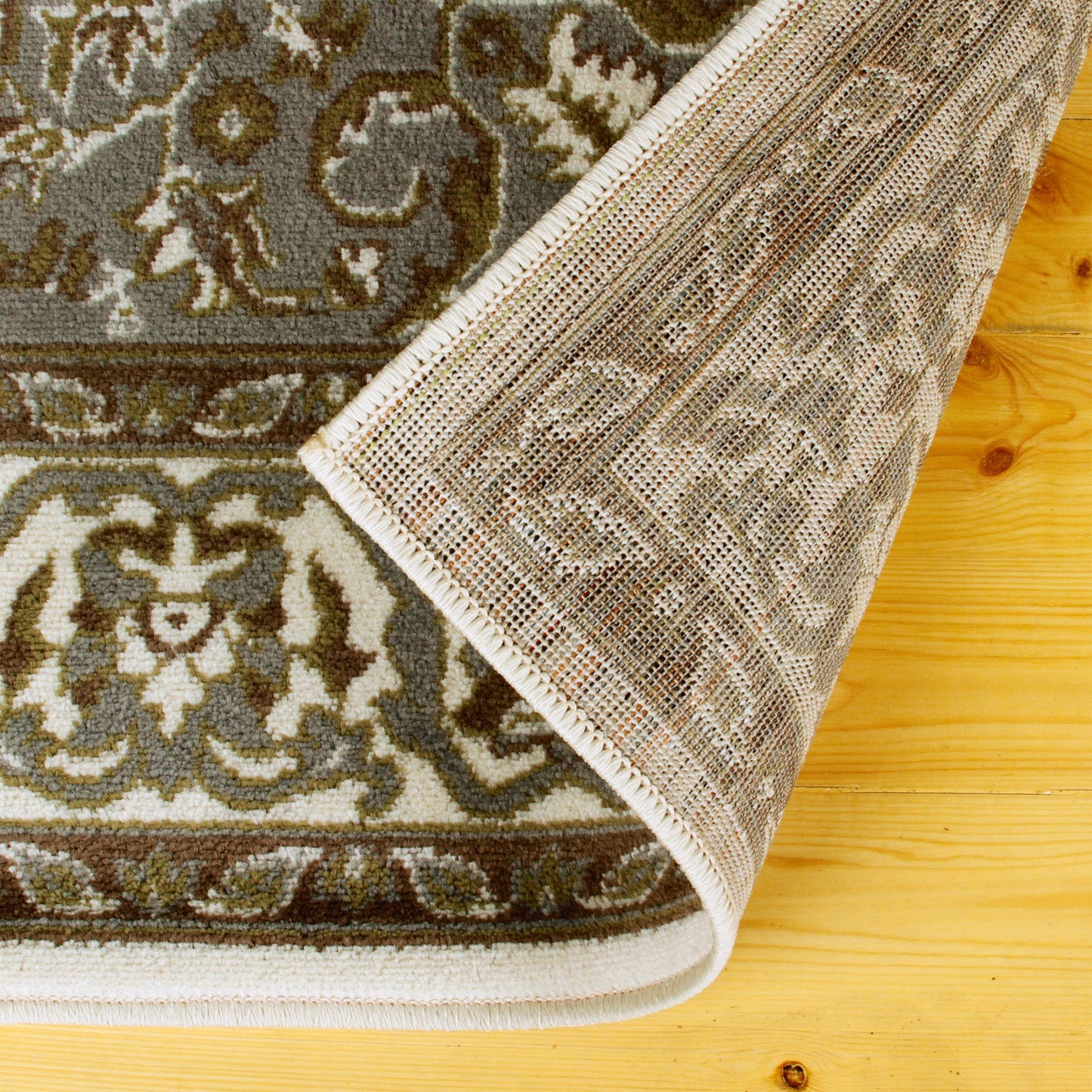 Superior Indoor Area Rug, Plush Carpet Cover, Traditional Oriental Medallion, Perfect for Hallway, Entryway, Living Room, Dining, Bedroom, Office, Kitchen, Glendale Collection, 2' x 3', Green