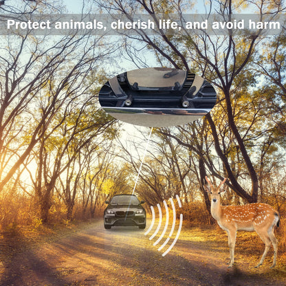 SINGARO 2 Pack Deer Whistle Warning for Car Horn Unit With Rubber Pads, Exterior Accessories for Vehicles, Suitable for Cars, Trucks, Motorcycles