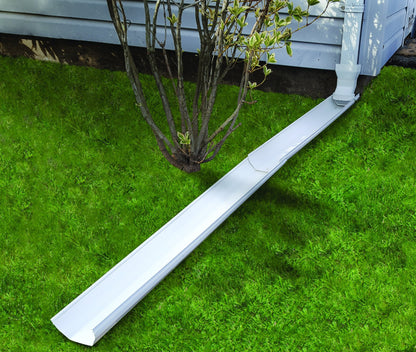 Frost King GWS3W Tilt and Drain Downspout Extender, 6 ft, White