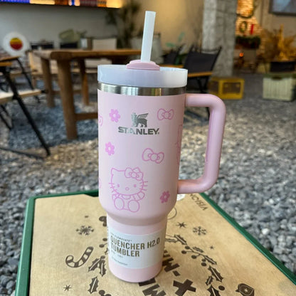 Flamingo Pink Quencher H2.0 Tumbler – 40 oz Travel Cup
