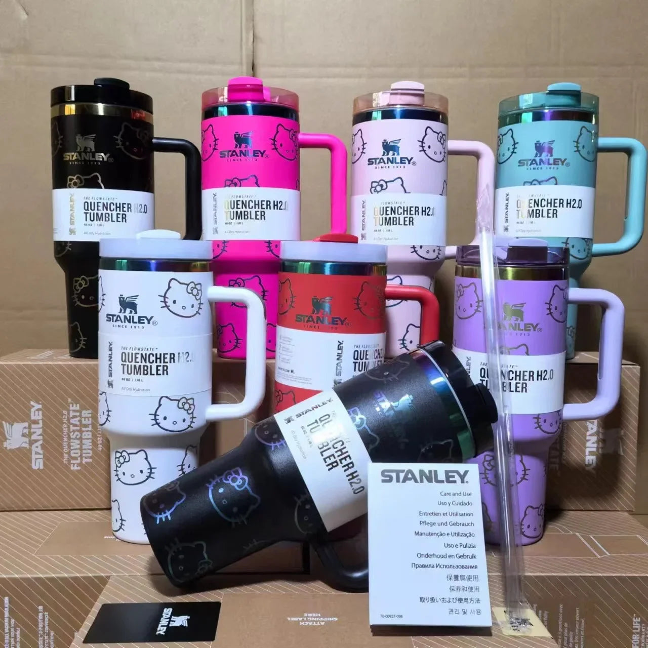 Hot Pink Quencher H2.0 Tumbler – 40 oz Travel Cup